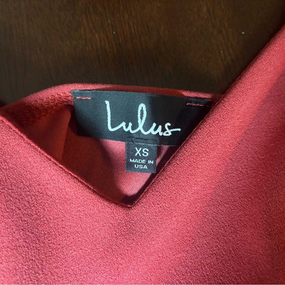 Lulu's Red Dress Worn once like new!!